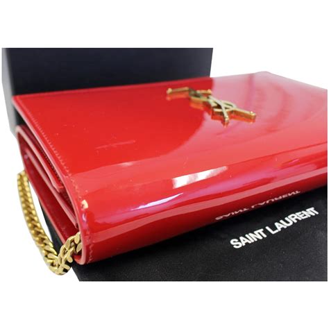 red patent ysl bag